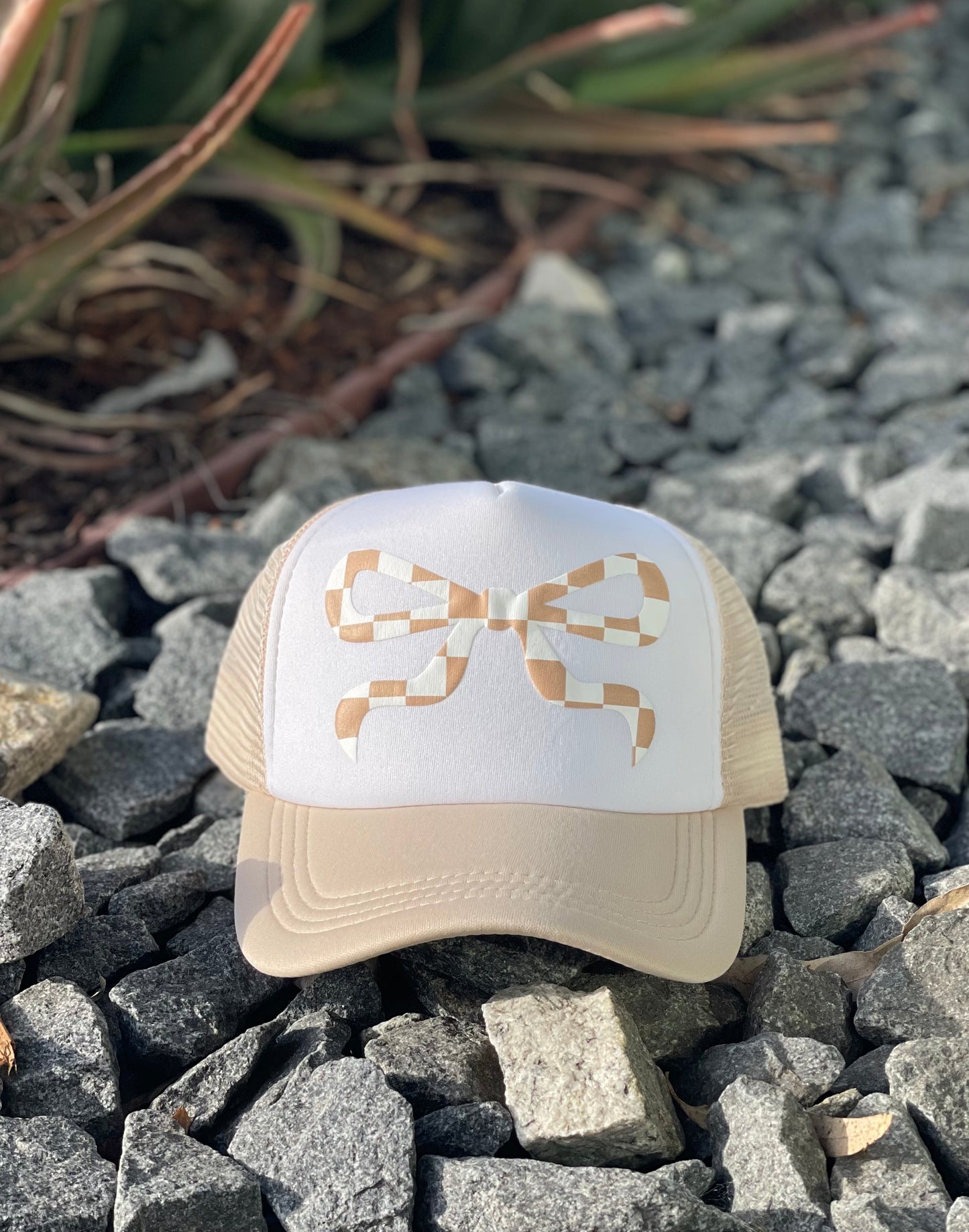 Checker and Bows Trucker