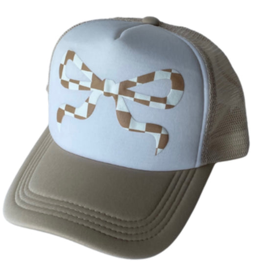 Checker and Bows Trucker
