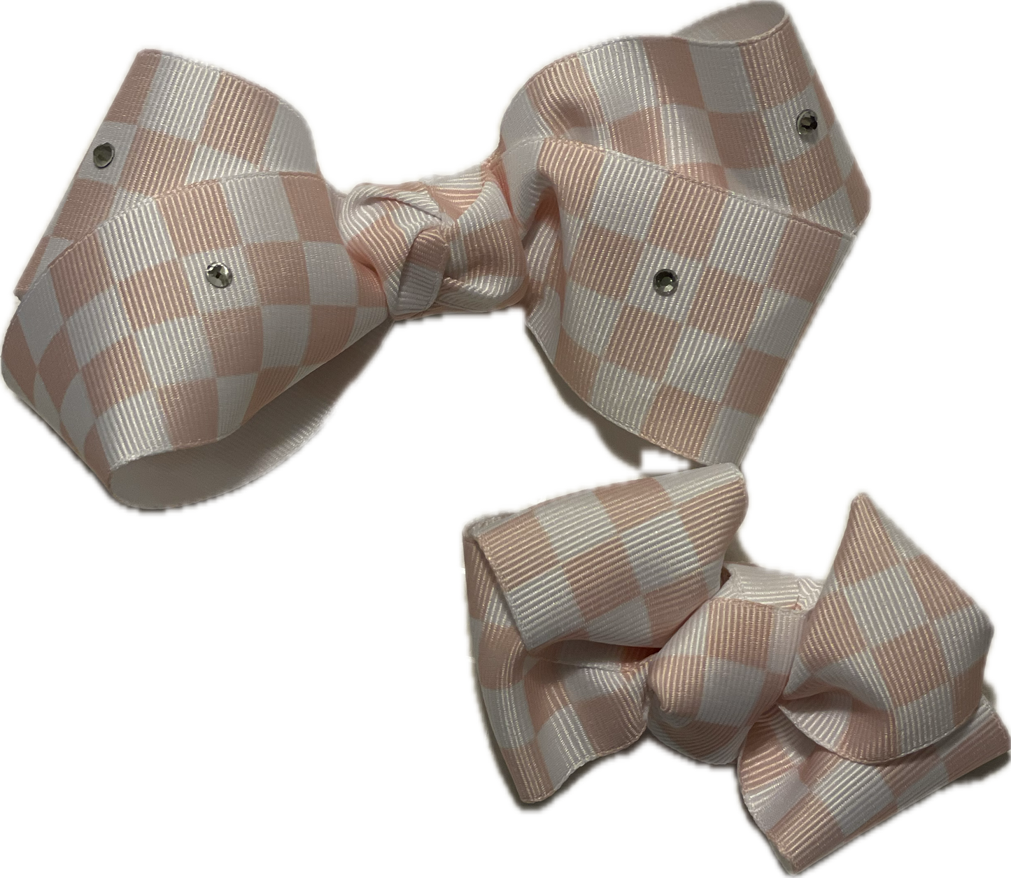 Checkered Hair clips