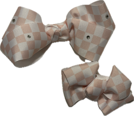 Checkered Hair clips