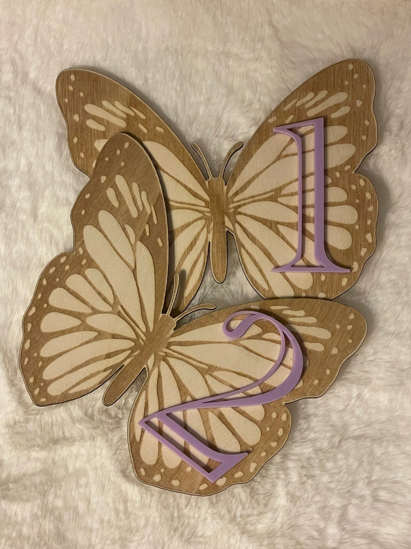 Butterfly Monthly Baby Markers