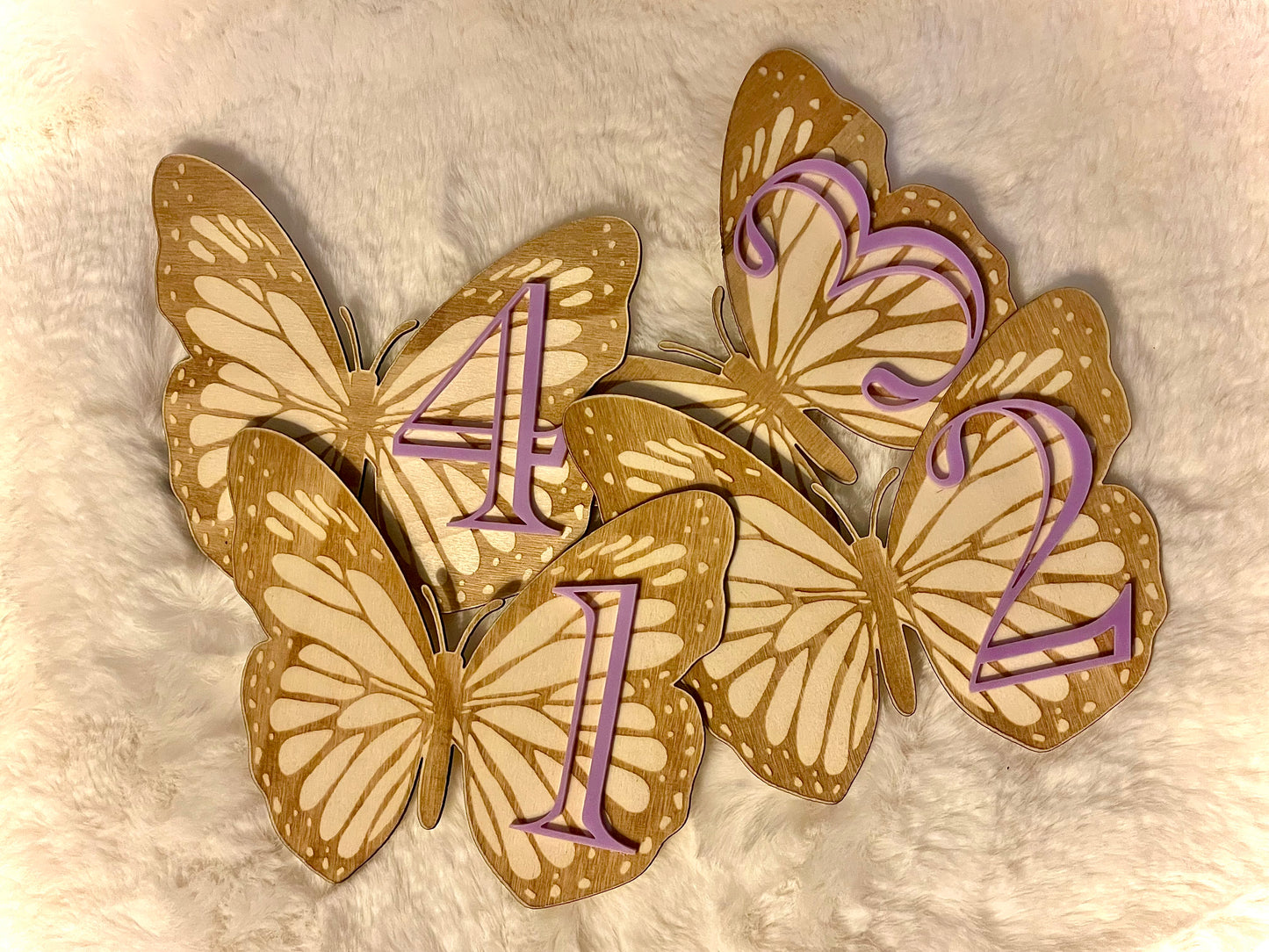 Butterfly Monthly Baby Markers