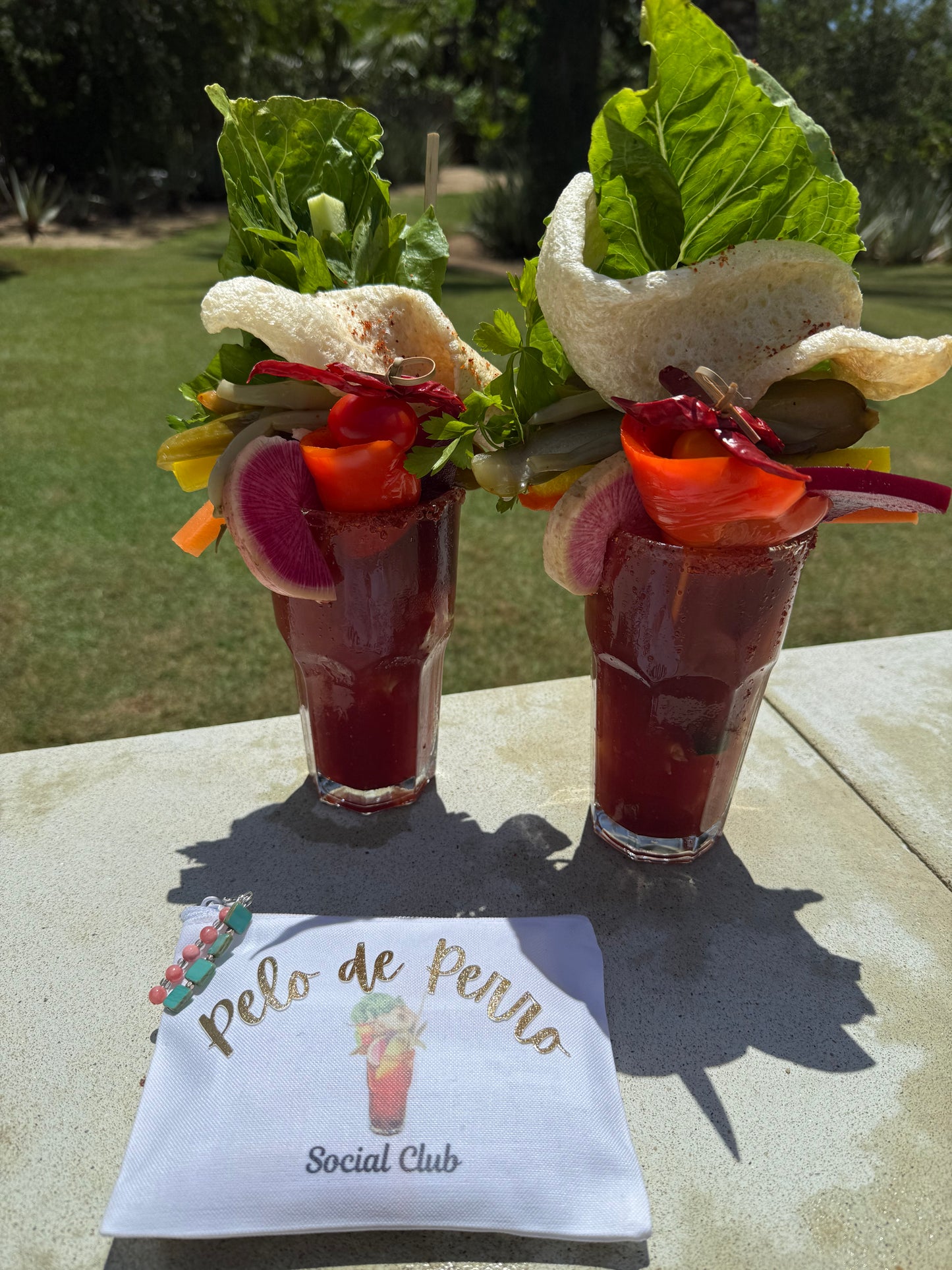 Cocktail Club small zip pouch