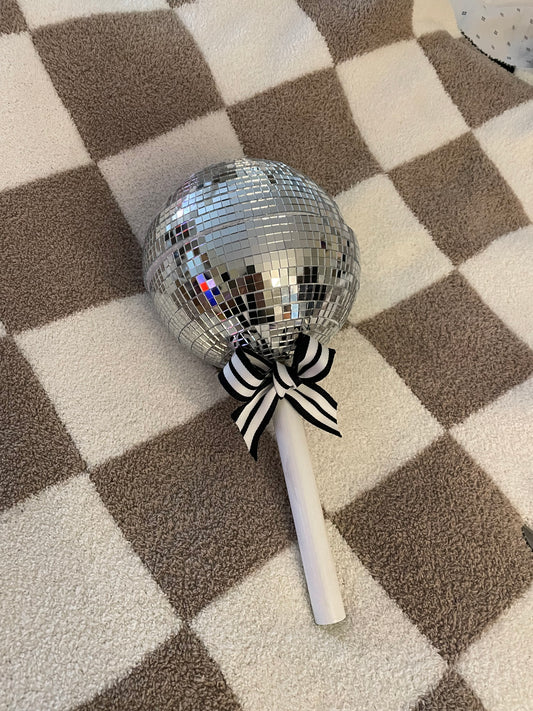 Disco Ball Lollipop Gift Card Holder